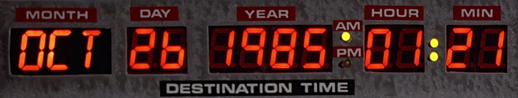 Back Time Future DISPLAY